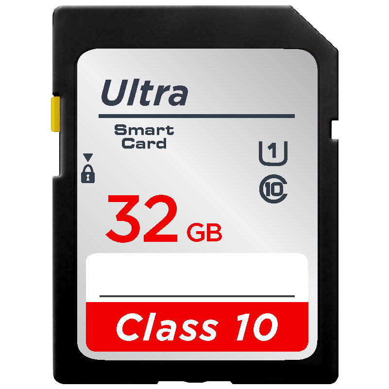 

SD Card 8G 32GB U1 SDHC 64GB 128GB U3 Flash Memory Card SDXC Class10 V10 Memory Card For 1080p 3D 4K Video Camera