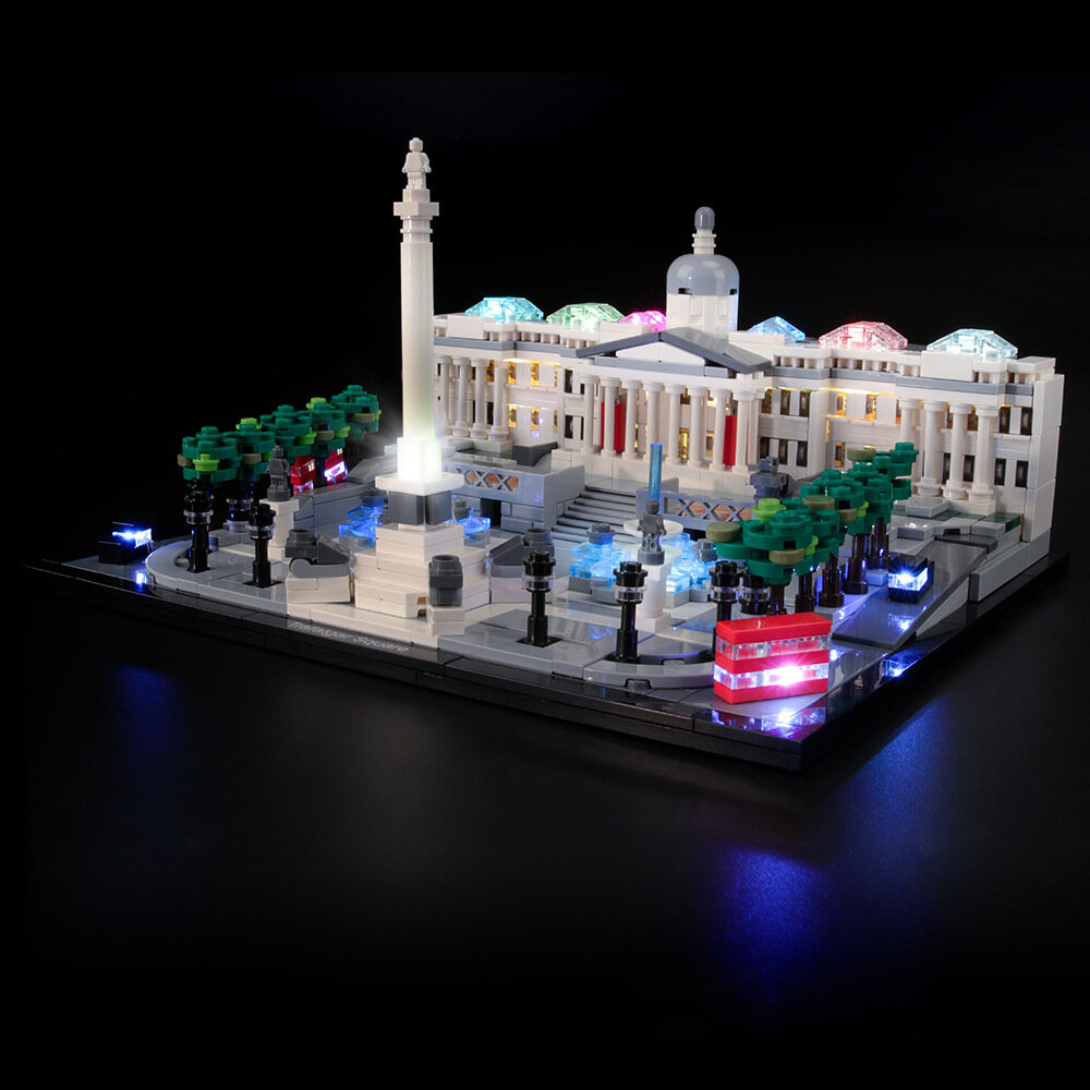 YEABRICKS DIY LED Light Lighting Kit ONLY For LEGO 21045 Trafalgar Square Block Bricks Toy