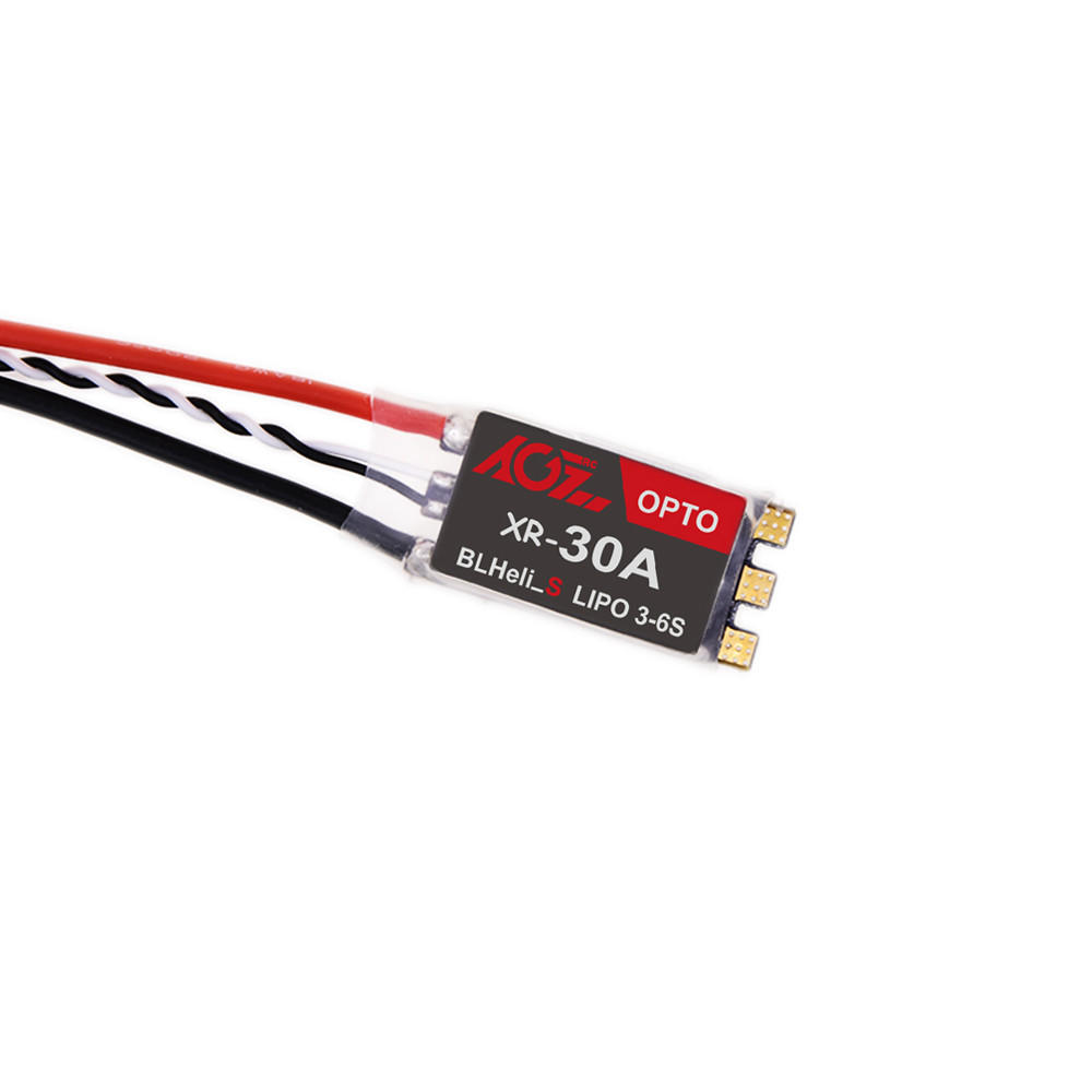 AGFRC XR-30A Dshot600 BLHeli_S 30A Brushless ESC 3-6S OPTO for RC Drone FPV Racing
