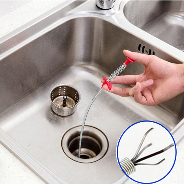

Honana HN-Q6 очиститель для изгибной трубы и канализационной трубы Очистка волос Набор инструментов для очистки туалета