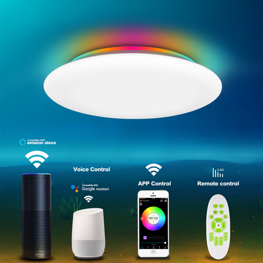 

OFFDARKS Smart LED Ceiling Light LXD-XG36 WIFI Voice Control RGB Dimming APP Control Living Room Bedroom Kitchen Ceiling