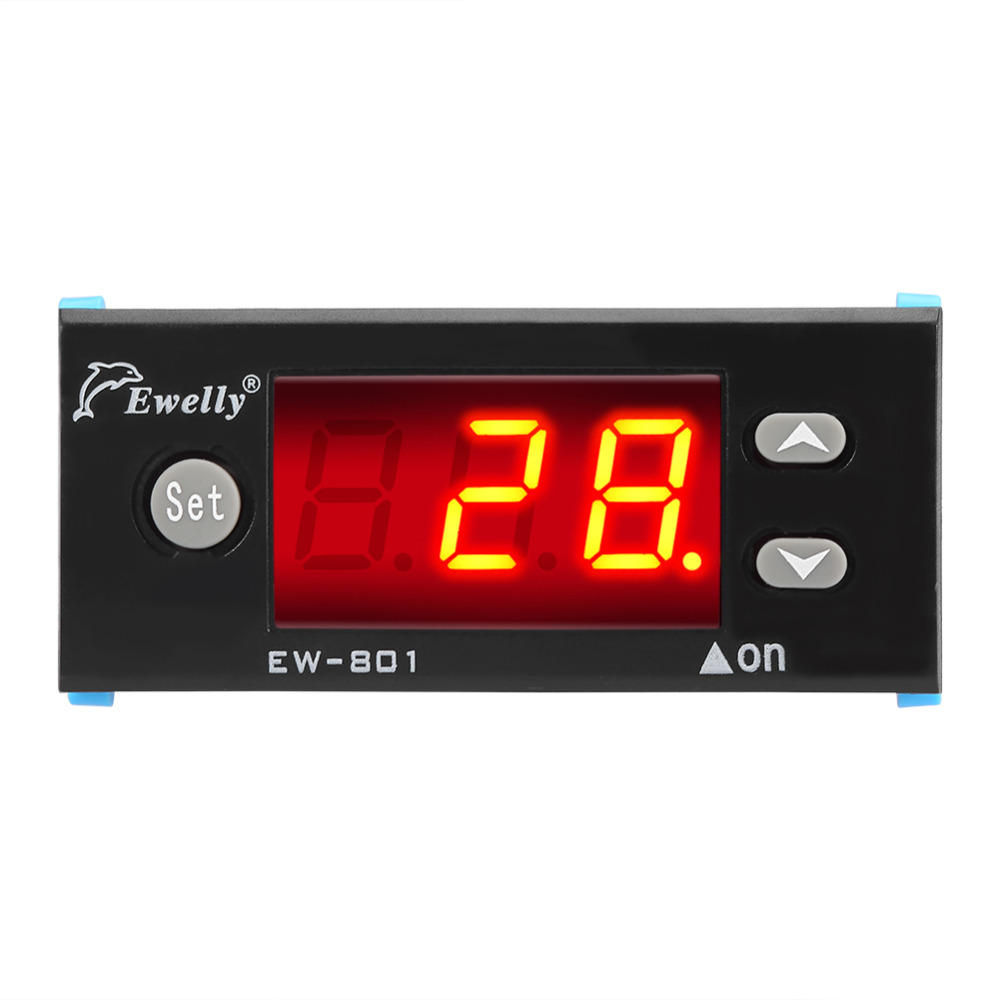 Digital Solar Water Heater Thermometer Thermostat with Sensor Digital Display