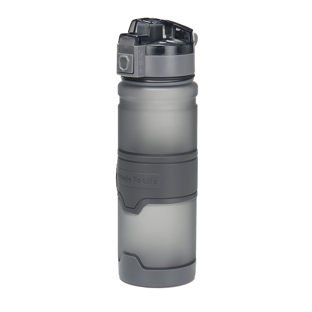 Bottiglie d'acqua in plastica senza BPA da 500/1000 ml con tappo ermetico per sport all'aperto, campeggio e viaggi.