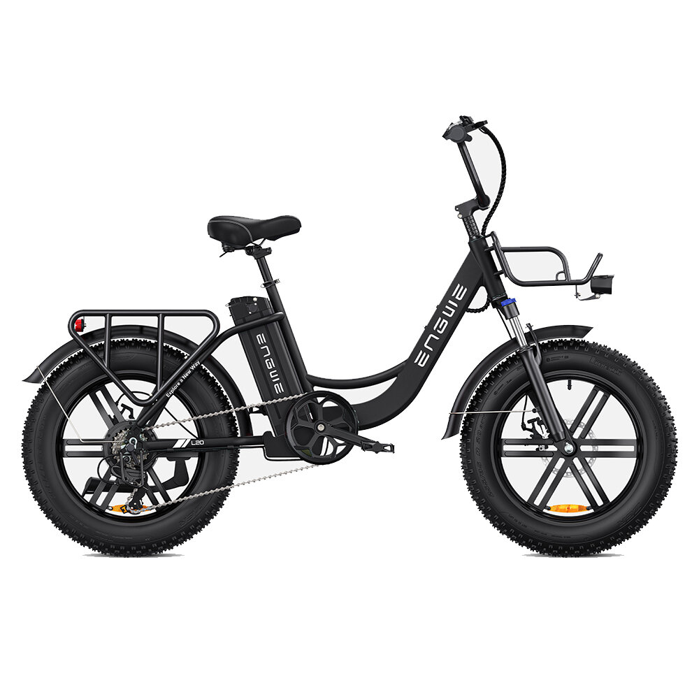 Στα 885.59 € από αποθήκη Τσεχίας | [EU DIRECT] ENGWE L20 13Ah 250W 20*4.0 Fat Tire Electric Bike 66-140km Mileage Range E Bike for Mountain Snowfield Road