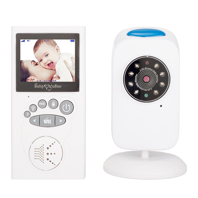 2.4 Inch Draadloze Babyfoon Wifi Camera Infrarood Nachtzicht Twee-weg Talk Radio Baby Slaapmonitor V