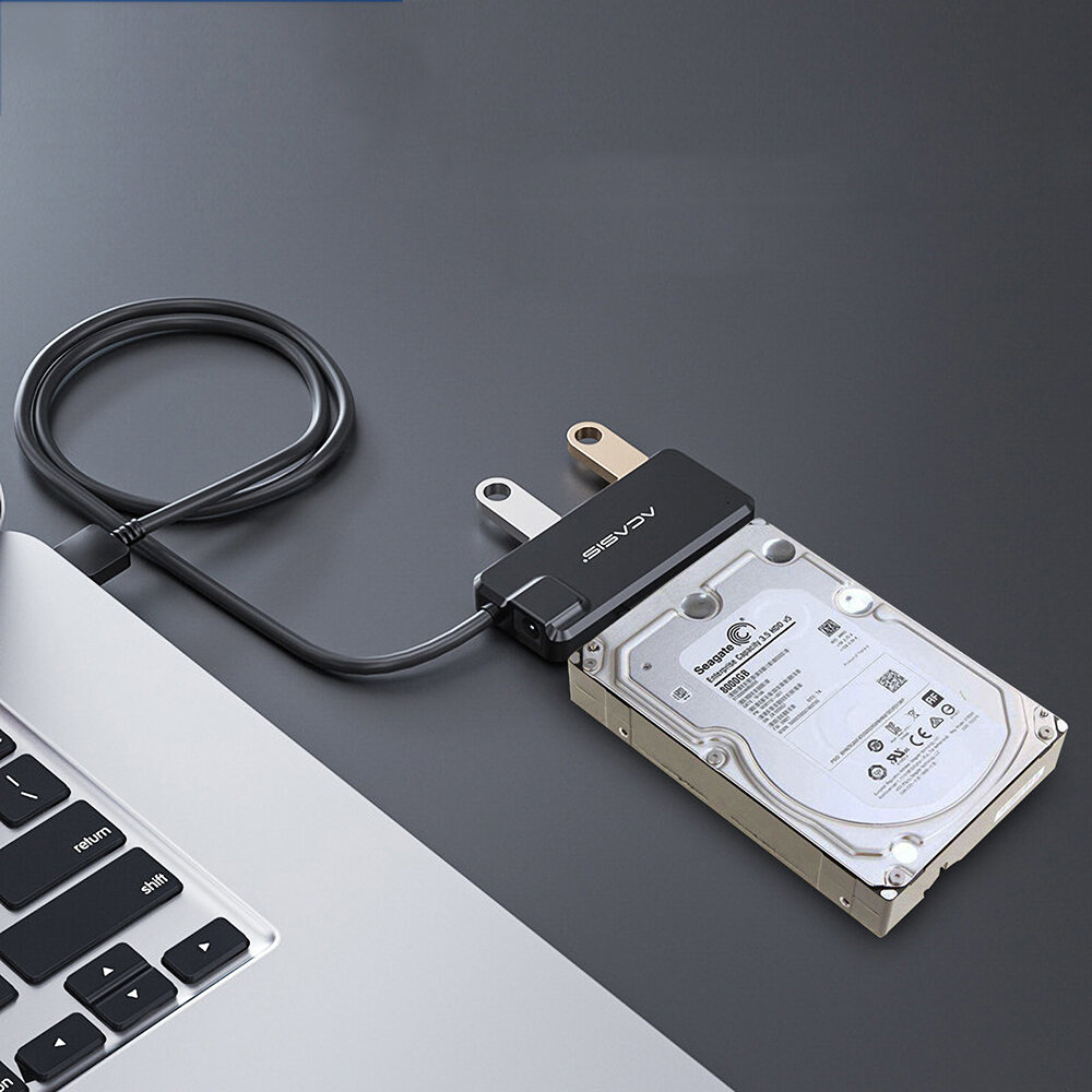 Acasis AS-2519 USB3.0-SATAハードドライブアダプターケーブルコンバーターUSB3.0ハブスプリッター（2.5 / 3.5 “HDD SSDハードドライブ用）