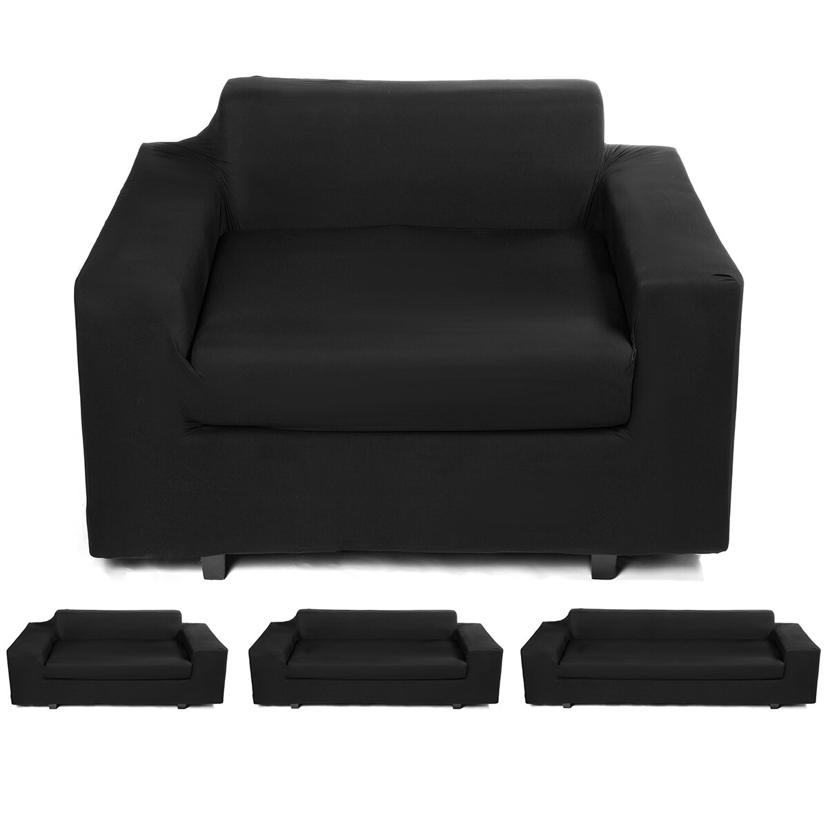

1/2/3/4 Seaters Elastic Sofa Cover Universal Chair Seat Protector Couch Case Stretch Slipcover Home Office Furniture Dec