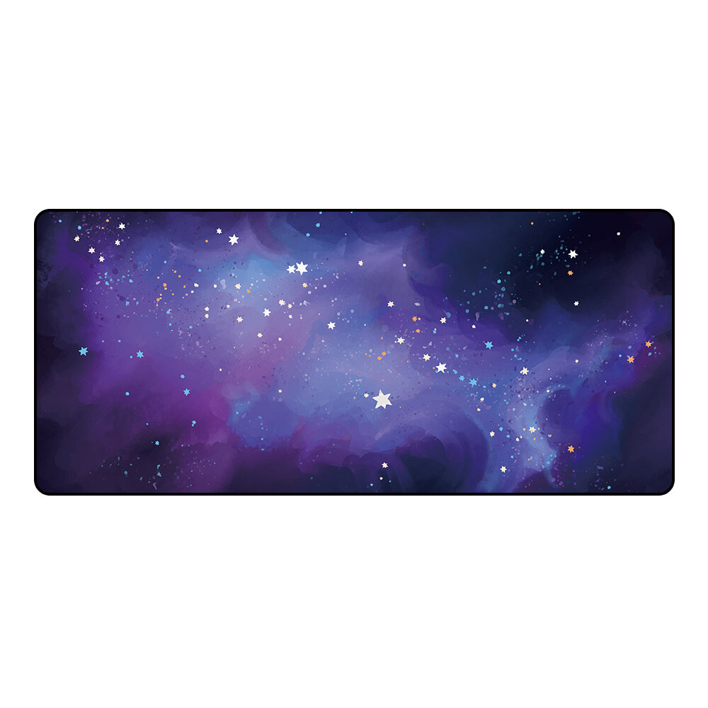 FBB Galaxy Extra Large Mouse Pad Anti-slip Rubber Lockrand Desktop Mat 900*400*4mm Gaming Keyboard Pad for Home Office