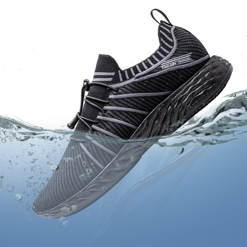 

ONEMIX Water Resistance Sneakers All Direction Strong Waterproof Tech Anti-fouling Quick Cleaning Breathable Lightweight