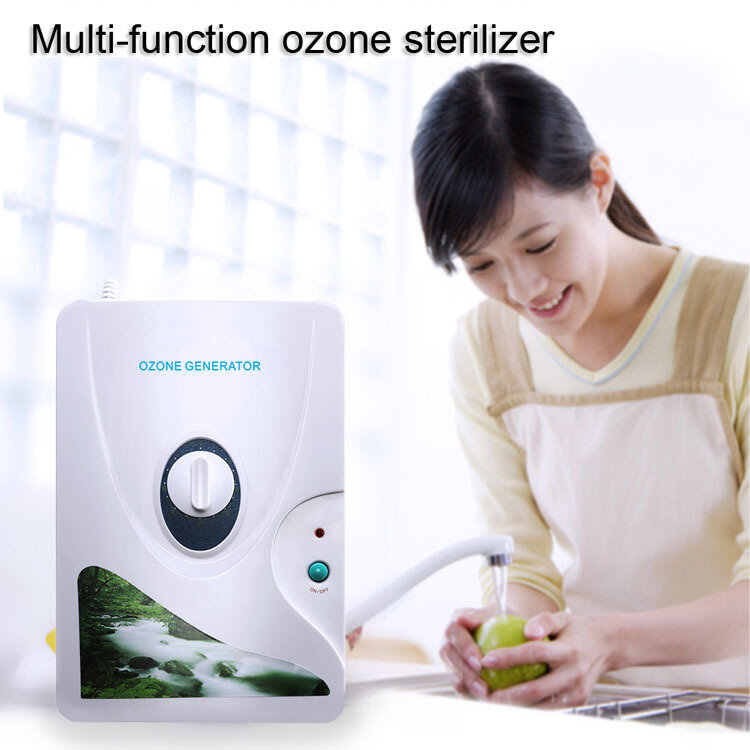 

High Quality 600mg/h 220V 110V Ozone Generator Ozonator ionizer O3 Timer Air Purifiers Oil Vegetable Meat Fresh Purify A