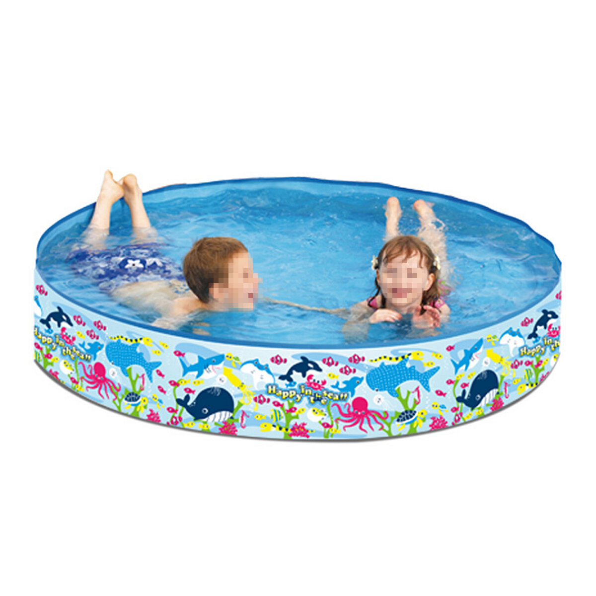120/150cm Inflatable Swimming Pool Family Outdoor Garden Kid Play Bathtub