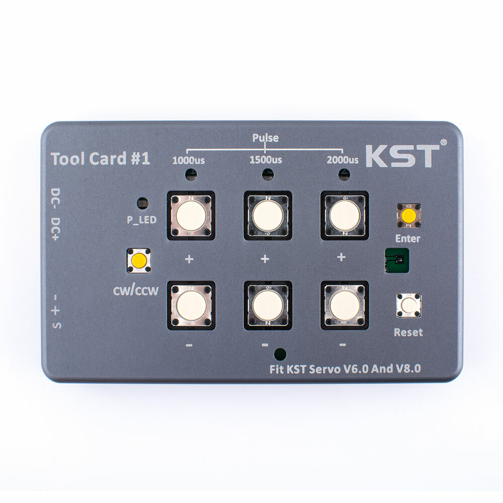 KST Servo-programmeertoolkaart voor KST Servo V6.0 en V8.0