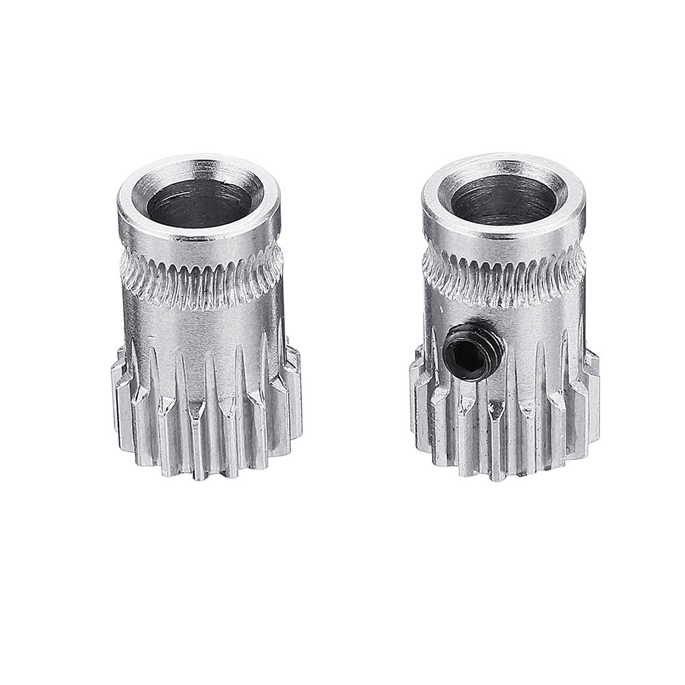 Stainless Steel Two-way Driver Feeding Wheel GearExtruder For 1.75mm Filament 3D Printer Part