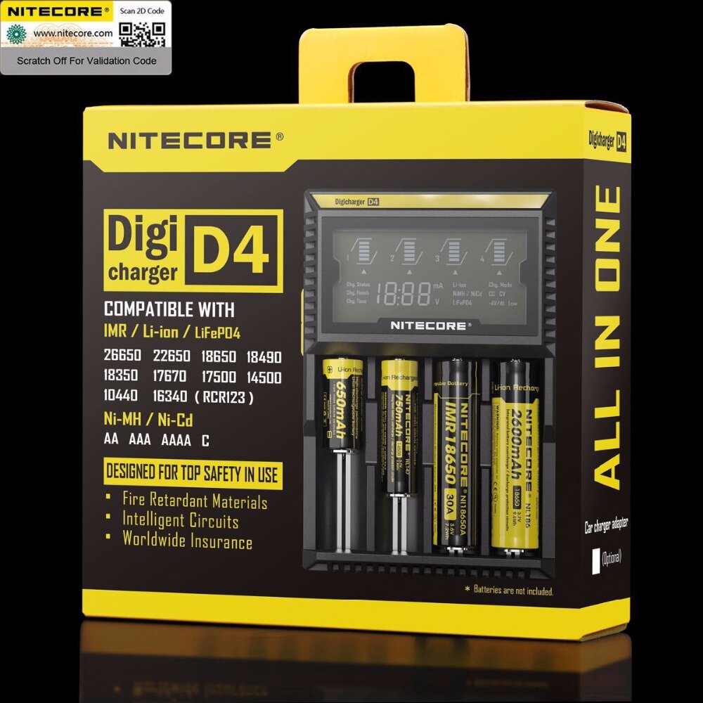 best price,nitecore,d4,battery,charger,discount