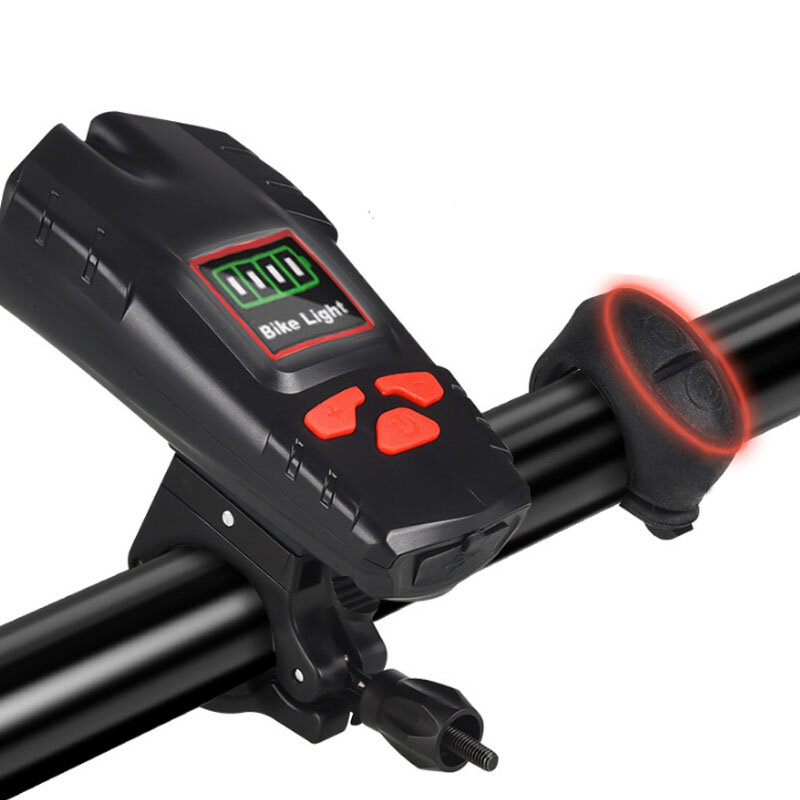 

XANES® DL25 1200LM 2xT6 Bike Front Light Waterproof 120dB Horn USB Charging Night Riding Warning Lamp