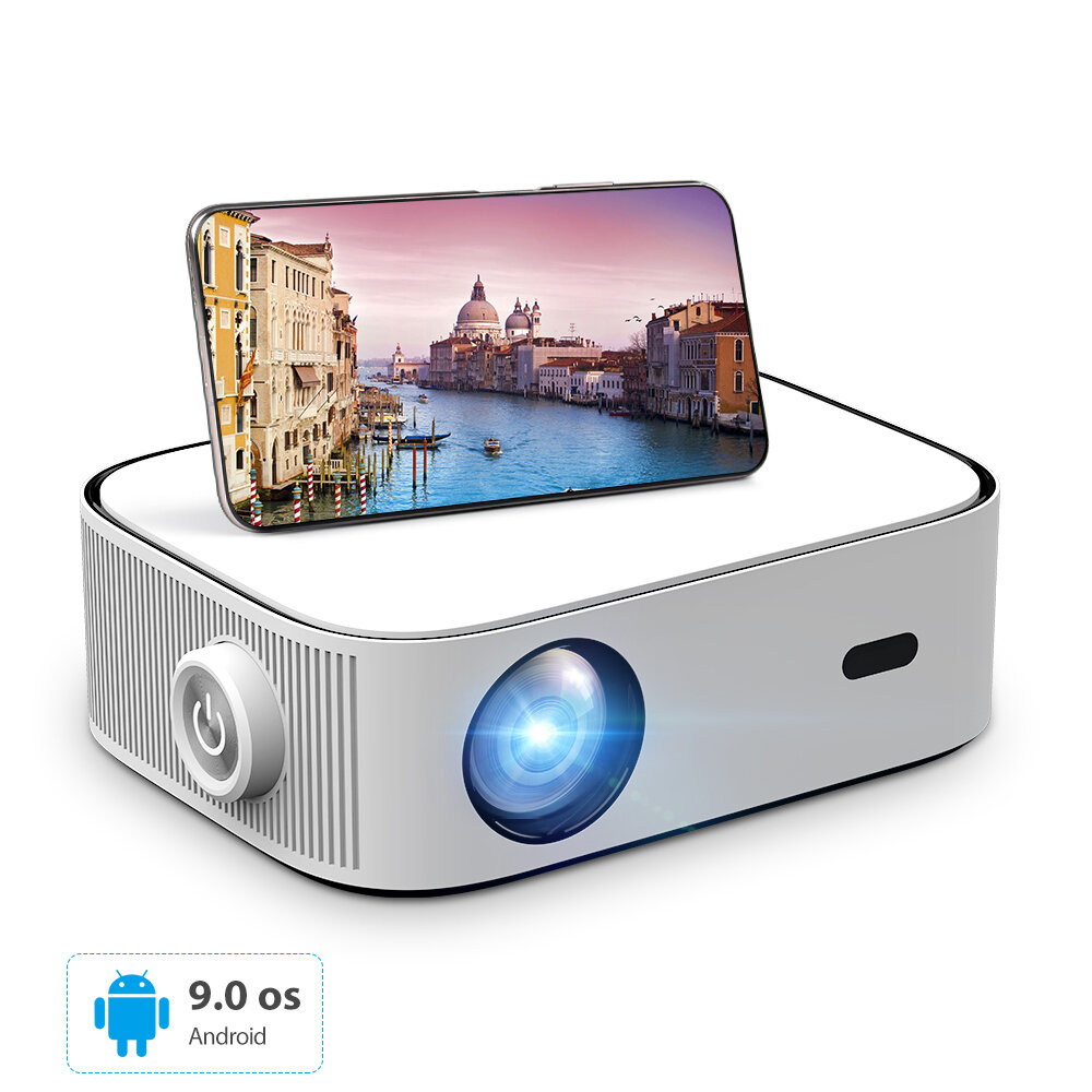 [Android 9.0] Thundeal YG550 1080P Projector 550ANSI Lumen 1 + 16GB Draagbare LED Video Home Theater
