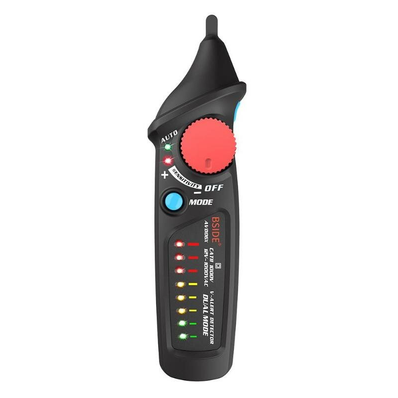 

BSIDE AVD06X 12-1000V Adjustable Sensitivity Non-contact AC Voltage Test Pen Voltage Detector Tester Indicator Current M