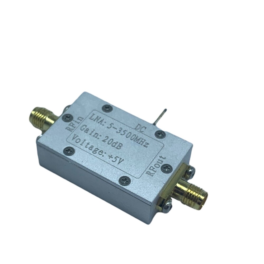 

RF Wideband Low Noise Amplifier 5-3500MHz Gain 20dB High Frequency Amplifier Board
