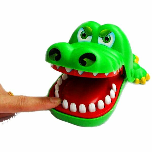 Big Mouth Crocodile Bite Finger Grappig Ouders-kind Educatief Speelgoed