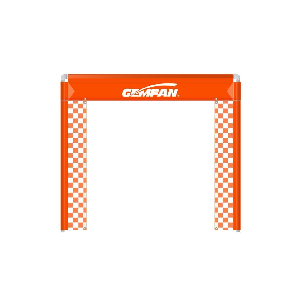 Оранжевые ворота Gemfan 5'x5' 152x152 см (213x183 см) для гоночных дронов
