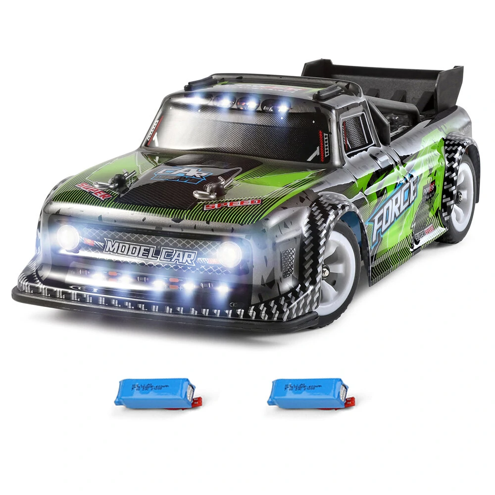Wltoys 284131 1/28 2.4G 4WD Short Course Drift RC Car Vehicle Models With Light Two/Three Battery - Two Batteries