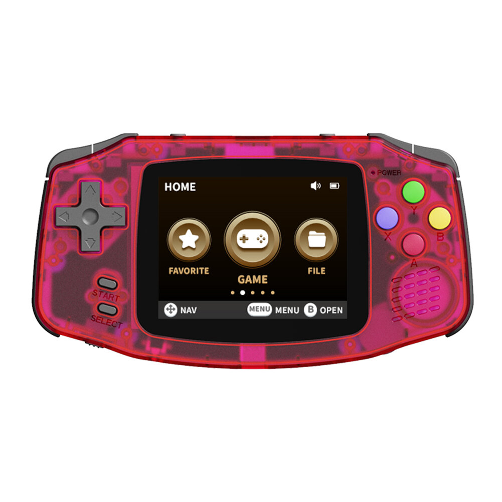 

POWKIDDY A30 Handheld Game Console Arcade GB NEOGEO PS PCE MD MS 2.8 Inch IPS HD Screen 1200mA Battery Children's Gifts