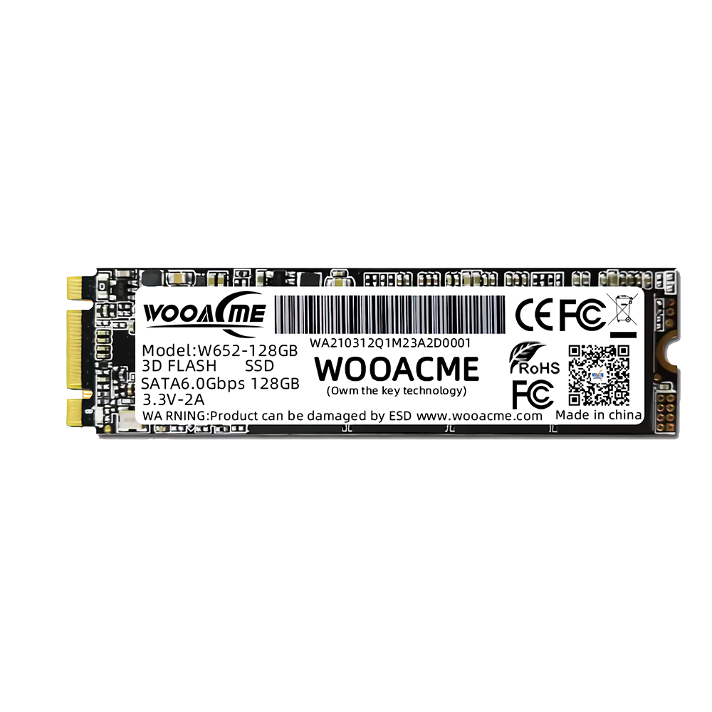 

Wooacme M.2 SATA3 SSD 2280 Hard Drive 128G 256G 512G 1T 6Gbps M.2 B&M Key Solid State Drive Disk