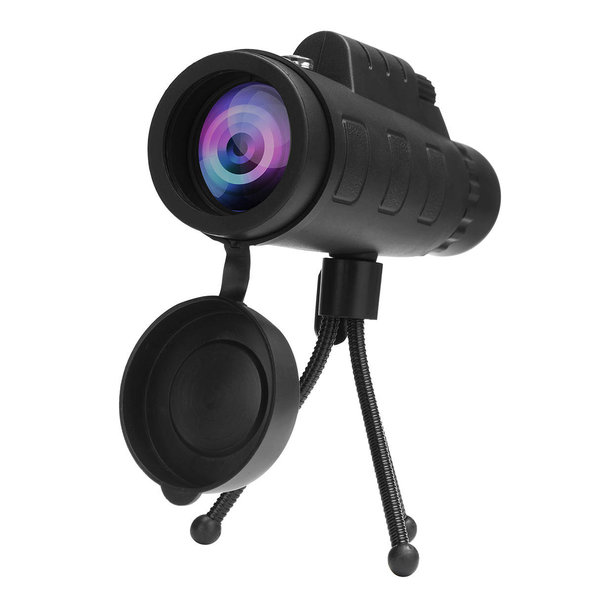 

40x60 HD Монокуляр Кемпинг Телескоп ночного видения с телефонным клипом Compass Штатив