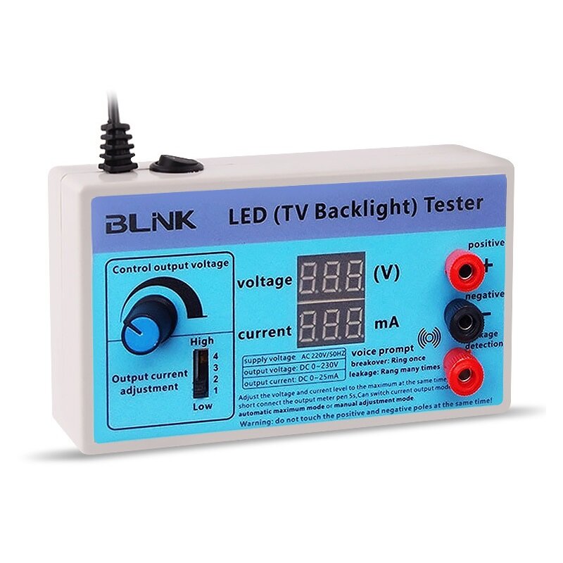Digital LED TV Backlight Tester Adjustable Current Voltage Test LED Lamp Bead Maintenance Assistant 