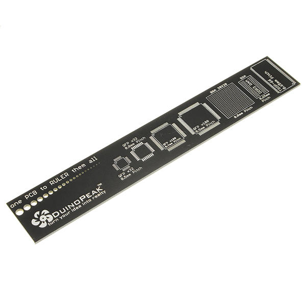 

5Pcs 15cm Duinopeak PCB Ruler Measuring Tool Resistor Capacitor Chip IC SMD Diode Transistor Package