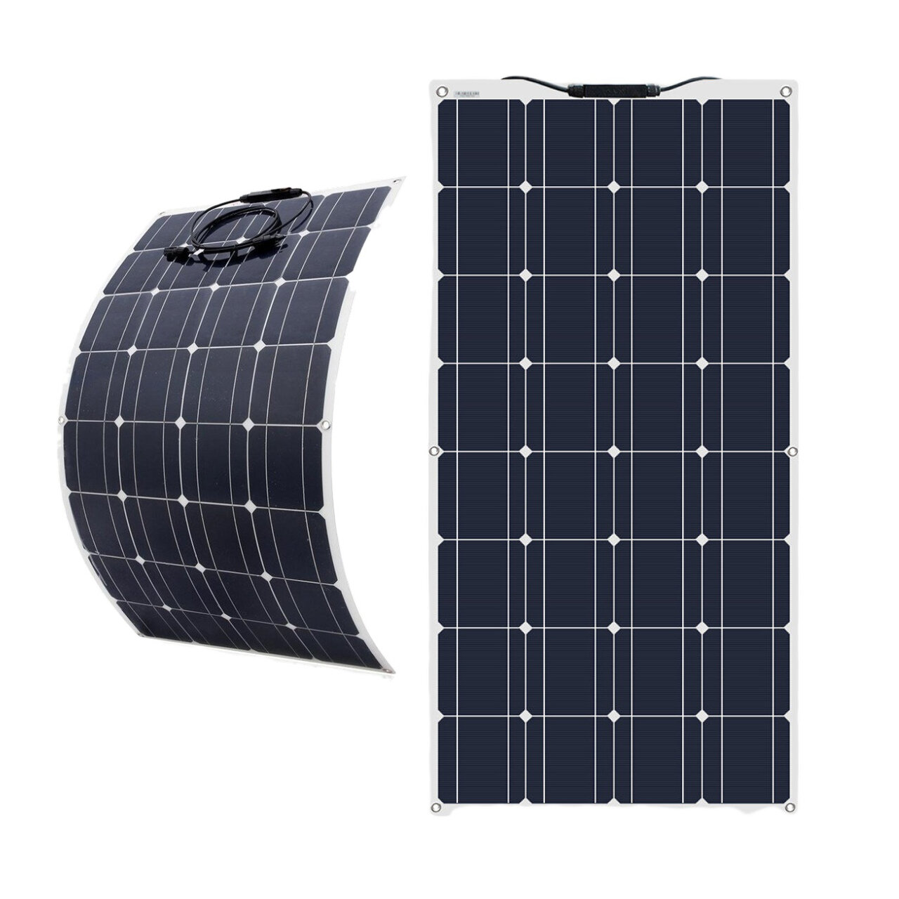 100Wソーラーパネルフレキシブルポータブルバッテリー充電器単結晶太陽電池アウトドアキャンプ旅行
