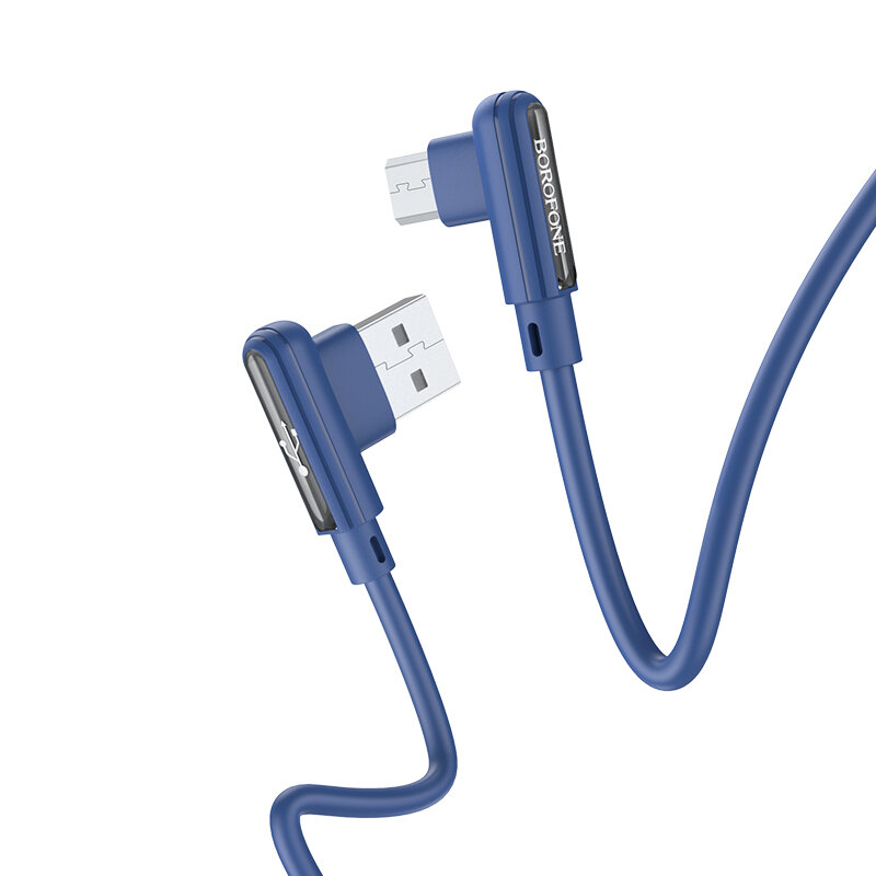 Borofone BX58 USB naar USB-C/Micro USB-kabel Snel opladen Datatransmissiekabel Lijn 1m lang Voor Sam