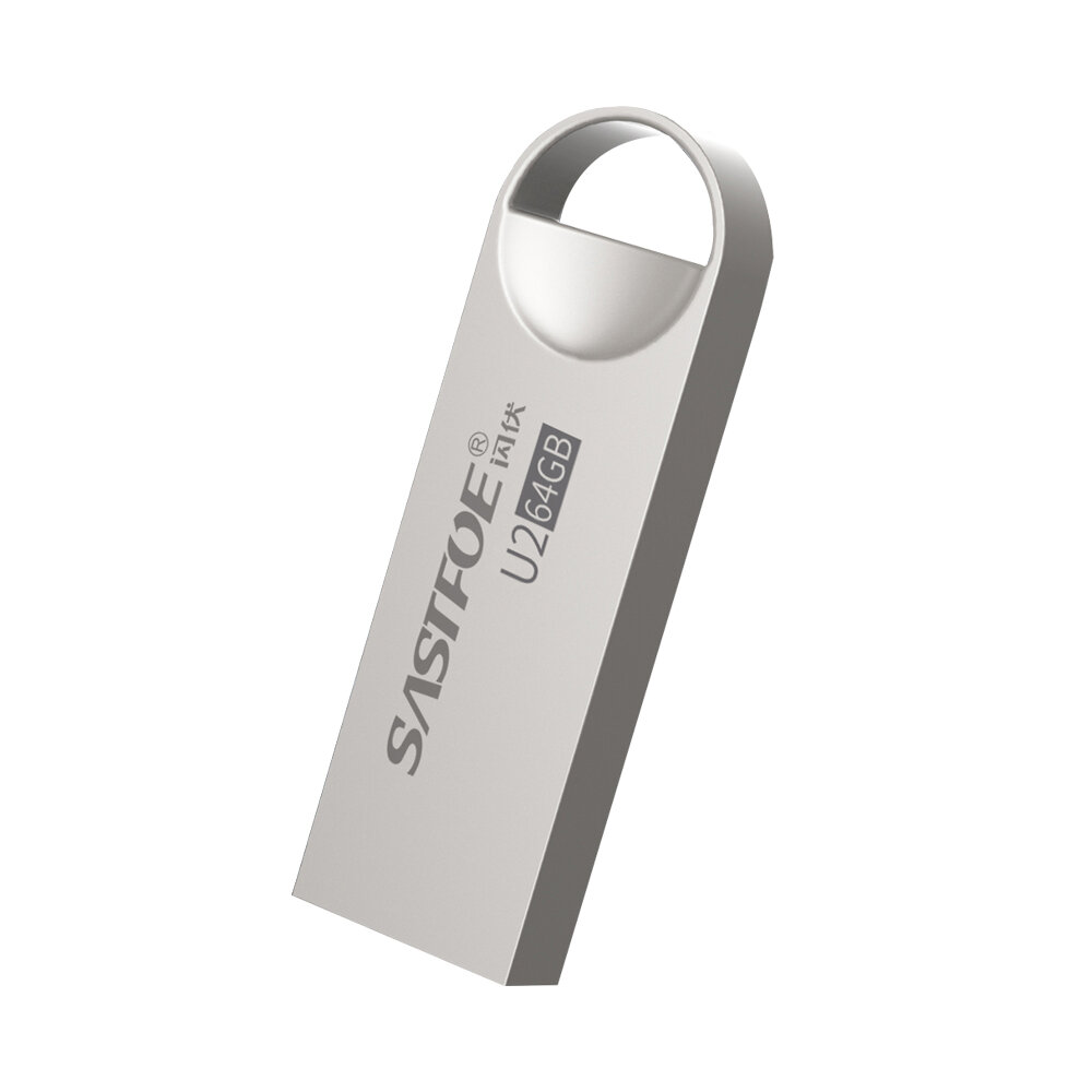 SASTFOE USB2.0 Flash Drive Disk 32G / 64G Metalen waterdichte USB-geheugenschijf Portable Thumb Dirv