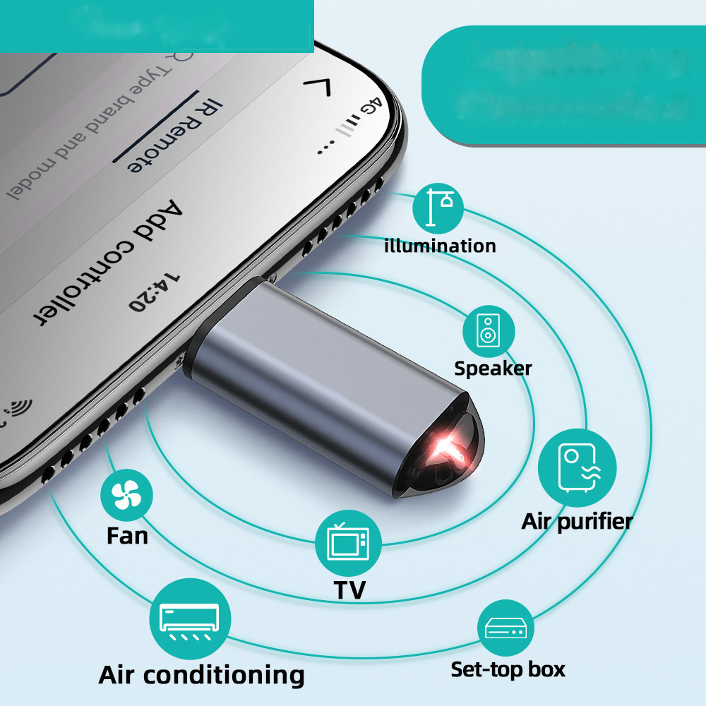 مايكرو USB Type-C ل البرق ذكي التطبيق التحكم عن بعد مراقبة جهاز إرسال الأشعة تحت الحمراء أندرويد المحمول هاتف OTG ذكي ال