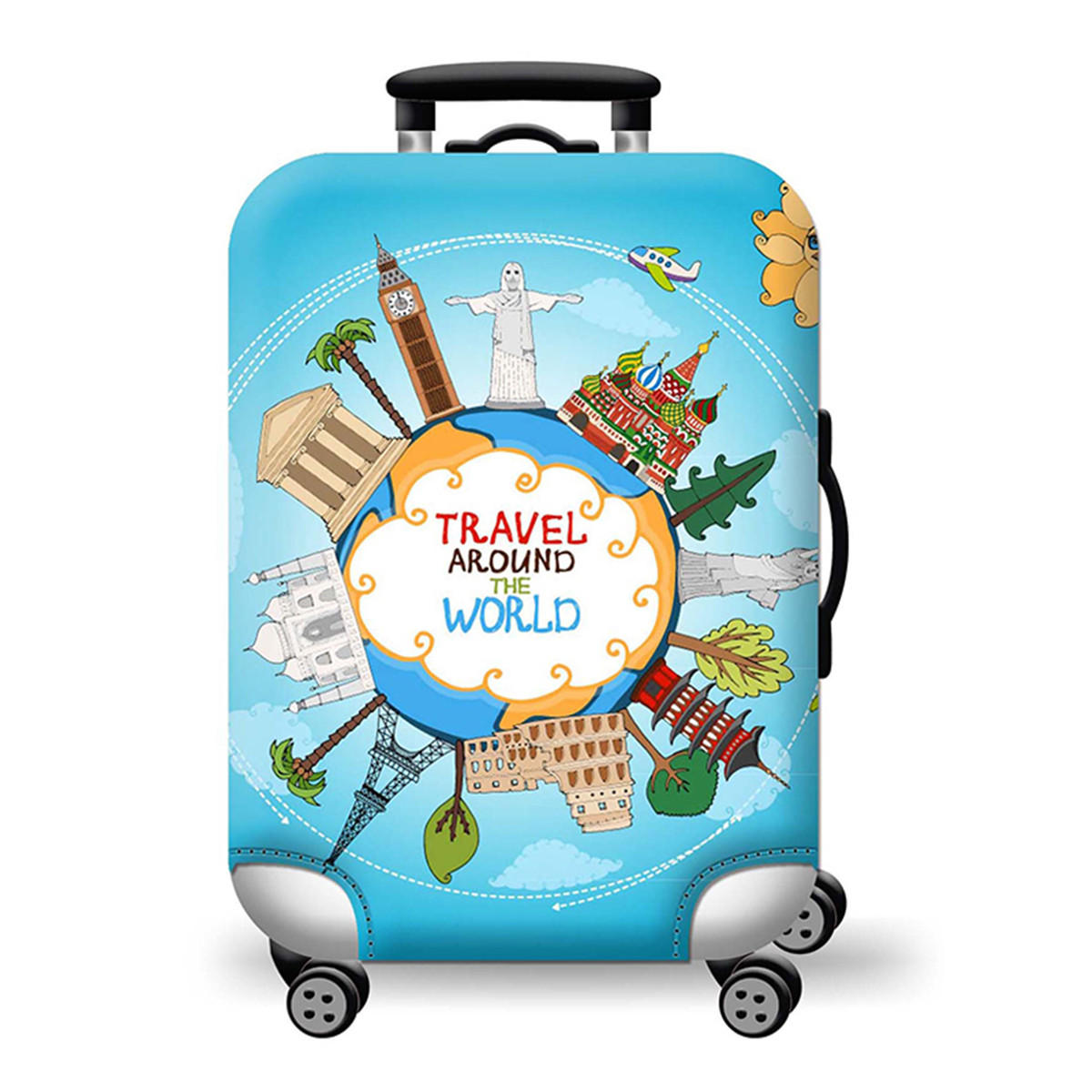 19-29 İnç Valiz Kapak Esnekliği Seyahat Kampçılık Bavul Koruyucu Arabası Toz Kapağı