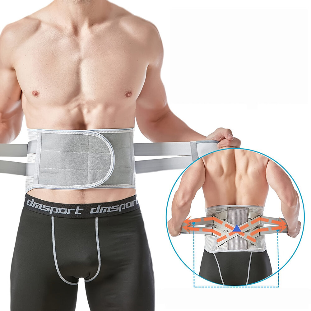 

2023 Back Support Belt Widen Comfort Anti-Skid Waist Spine Protection for Sport Injury Recovery
