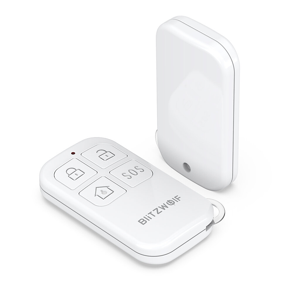 BlitzWolf BW-RF01 433Mhz Wireless Remote Controller Real-time SOS Function For Home Security Alarm System Hub Compatible with BW-IS6 BW-IS20 BW-IS21 BW-IS22