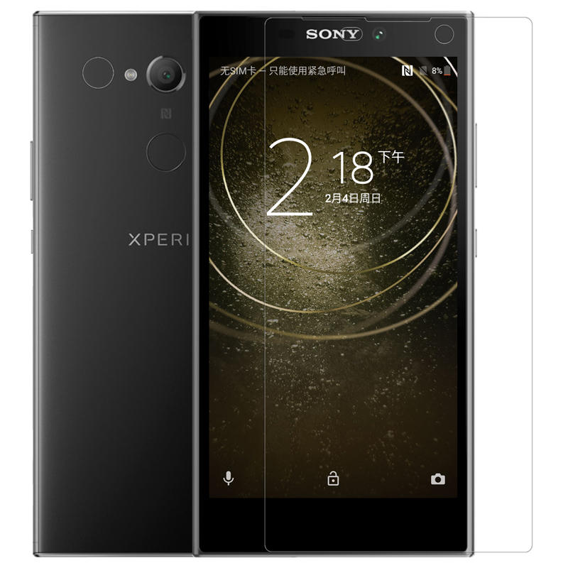 NILLKIN Matte Anti-scratch Screen Protector + Phone Camera Lens Protective Film for SONY Xperia L2