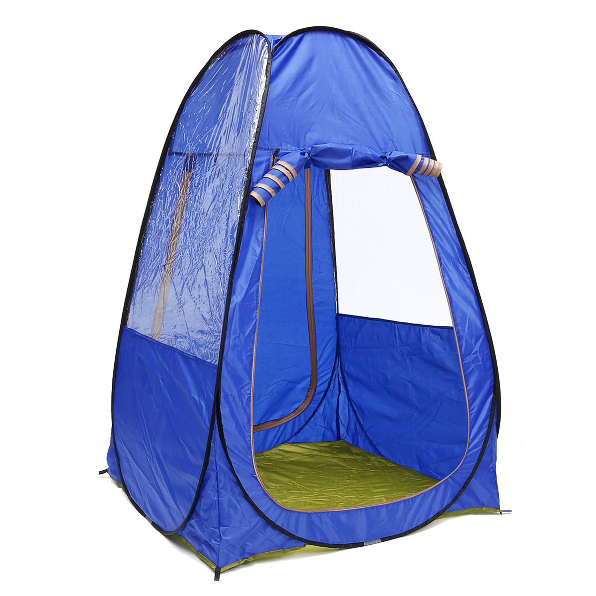Przenośny namiot na kemping dla 1-2 osób, składany, odporny na promieniowanie UV, wodoodporny, z daszkiem przeciwsłonecznym
