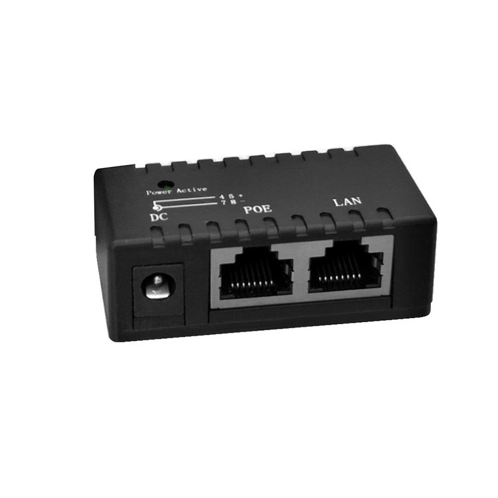 

100M Ethernet POE Network Switch POE Separator Network Hub Splitter POE Power Supply Box DC5-48V