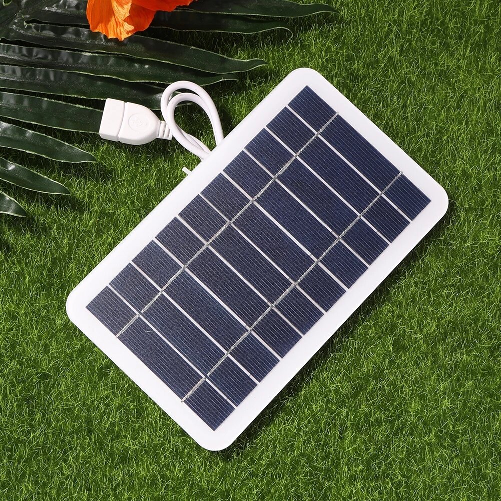 5V 400mA panneau solaire 2W sortie USB système solaire Portable extérieur pour appareil de chargeurs de téléphone portable