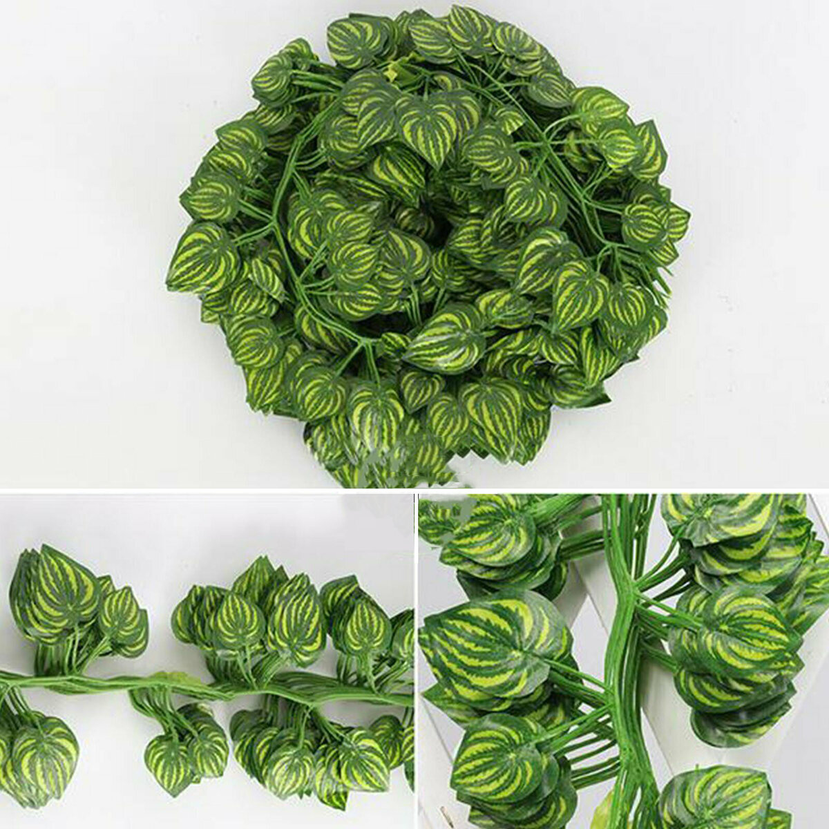 2M Kunstmatige Ivy Vine Gebladerte Bloem Opknoping Leaf Garland Plant Party voor Home Party Decorati