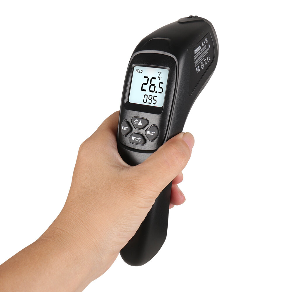 

ET6532 -50°C~600℃ (-58°F~1112°F) Digital Non-Contact Infrared Thermometer Hygrometer Laser Temperature Meter IR Thermome