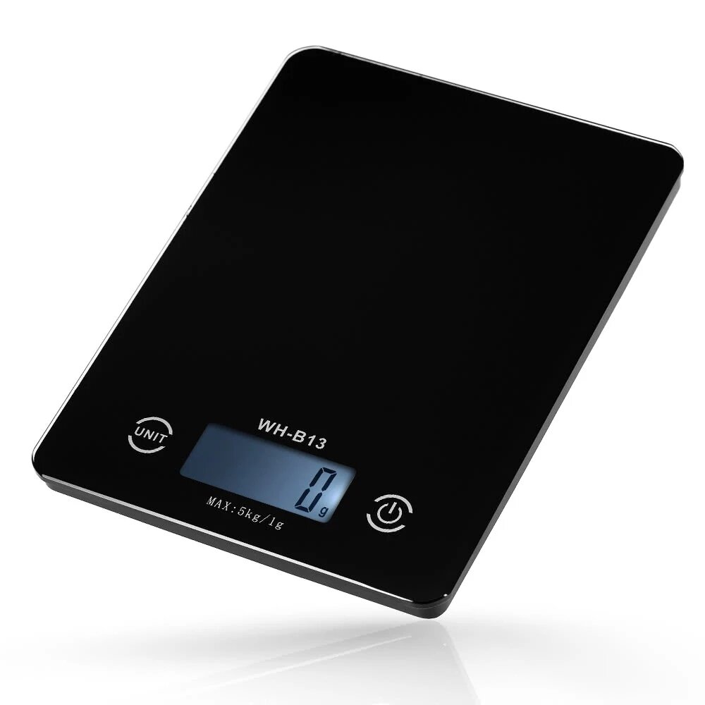 3Life H17906B 5KG/1G Accurate Touch Screen Kitchen Scale LCD Backlight Digital Kitchen Food Scale G/LB/OZ for Baking Coo