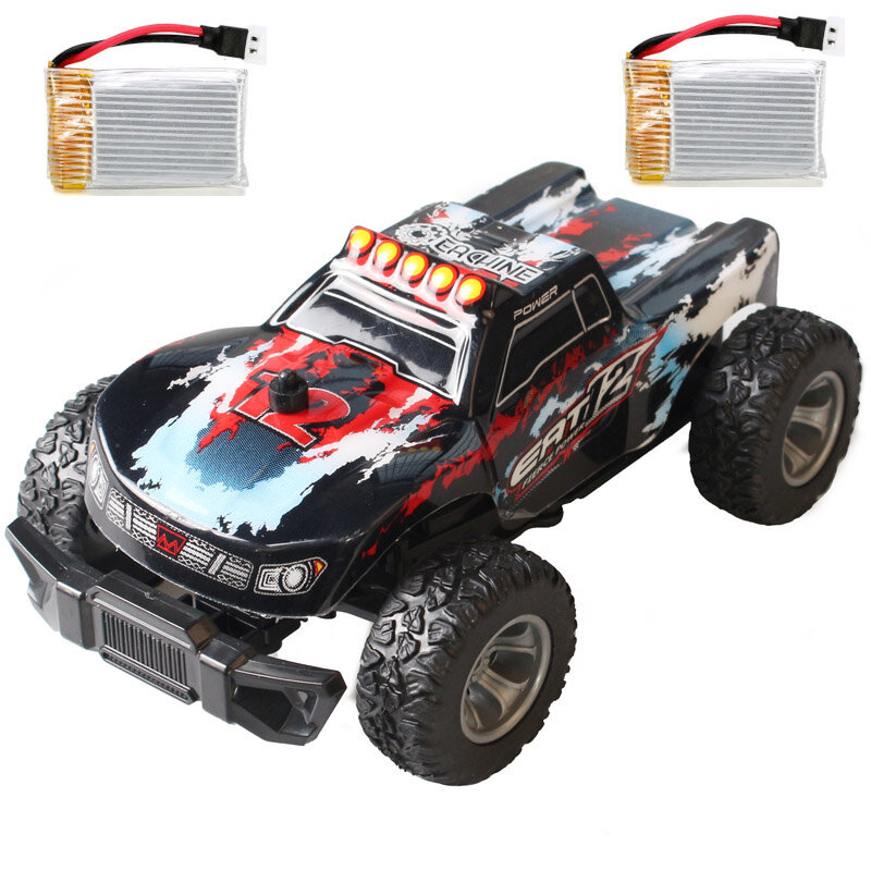 

Eachine EAT12 1/28 RC Car with Two Batteries 2.4G 35km/h High Speed Waterproof RTR Off-road RC Vehicle Model for Kids an
