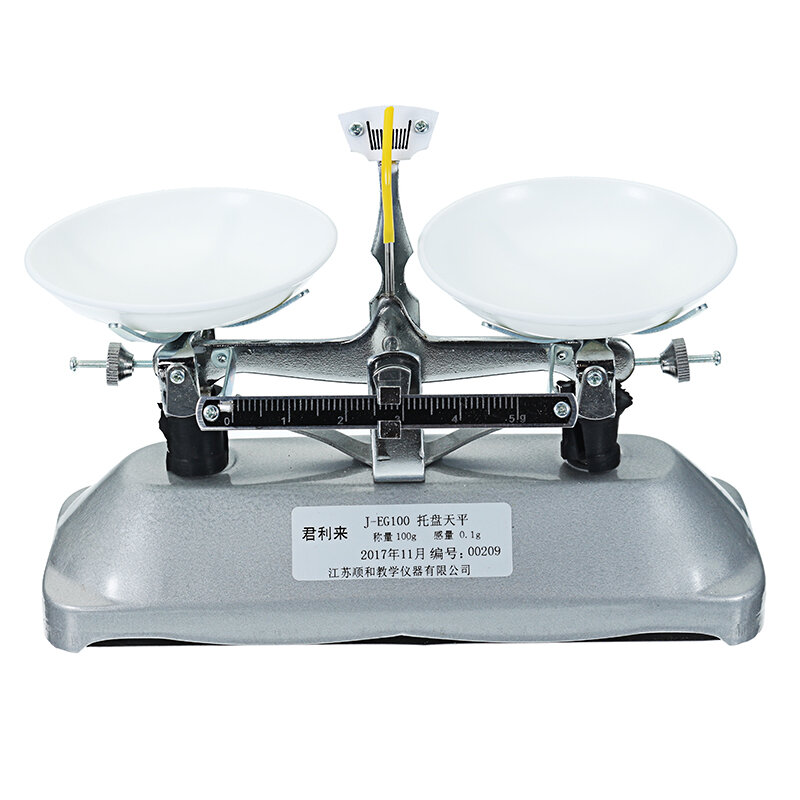 100g01g Table Balance Scale Mechanical Scale with Weights School Physics Teaching Tool