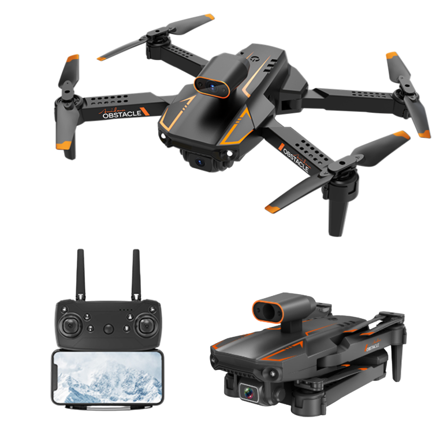S91 WIFI FPV with 4K HD Dual Camera Obstacle Avoidance Altitude Hold 8mins Flight Time Foldable RC Drone Quadcopter RTF