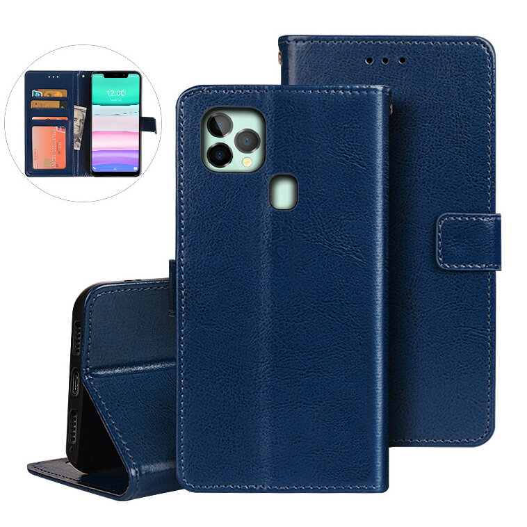 

Bakeey for Oukitel C22 Case Magnetic Flip with Multiple Card Slots Wallet Foldable Stand Shockproof PU Leather Full Body