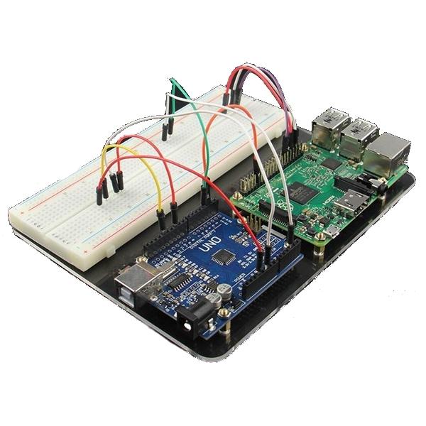 Experimenteel platform voor Raspberry Pi Model B en UNO R3 Geekcreit voor Arduino