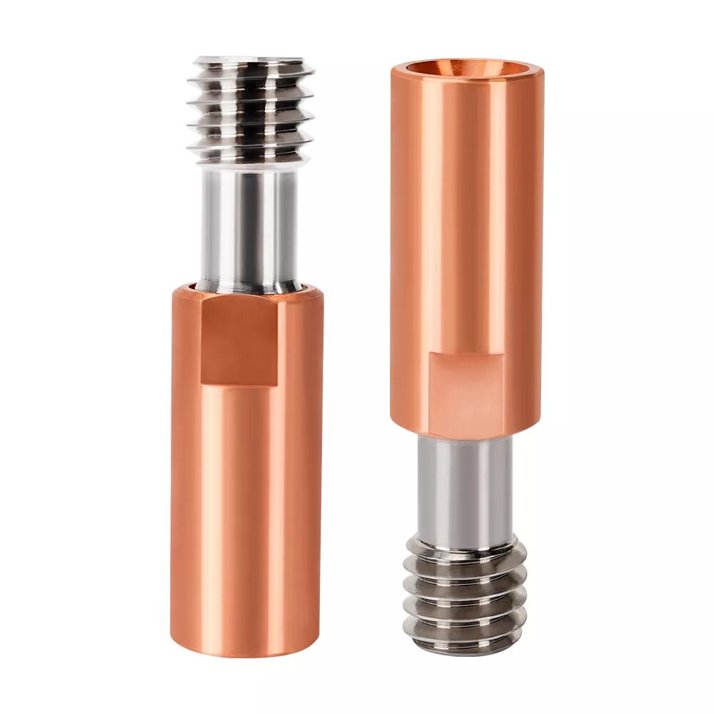 

Ender3 CR10 V6 Bi-Metal Insulated Titanium Alloy Copper Throat for E3D V6 CR10 ENDER 5/3 CR-10S 1.75/4.1MM Hotend 3D Pri